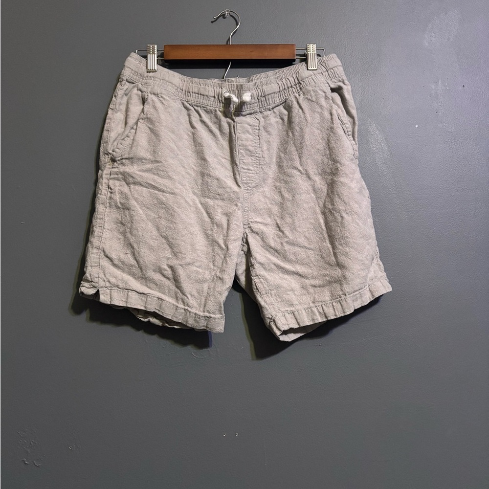 Ocean + coast washable linen shorts size large